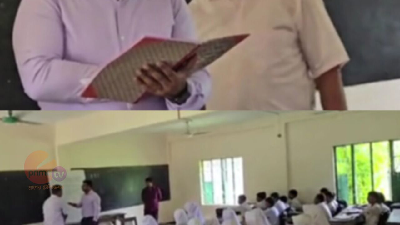 হঠাৎ বিদ্যালয় পরিদর্শনে সাতকানিয়ার ইউএনও।