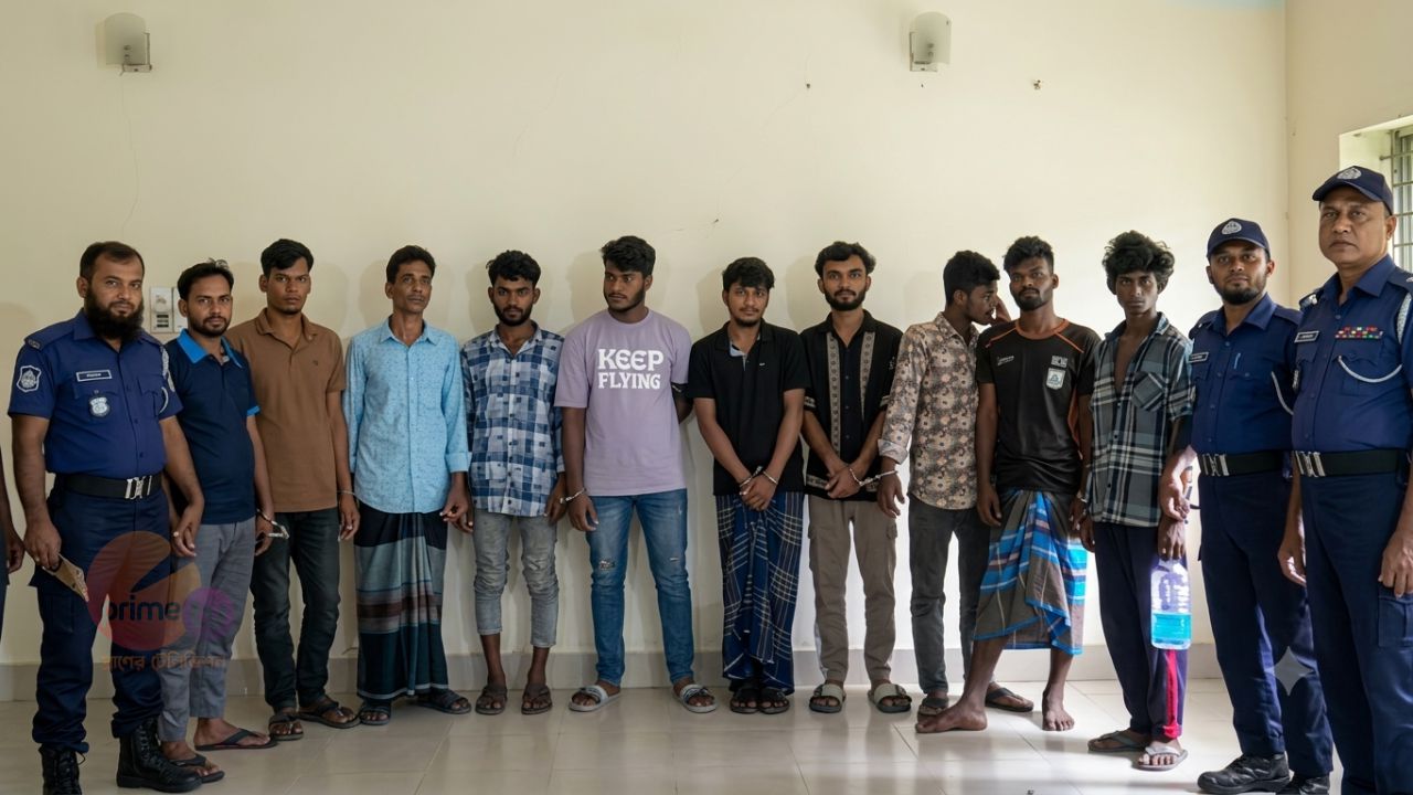 চিতলমারীতে বিশেষ অভিযানে ১০ জন গ্রেপ্তার, গাঁজা ও ইয়াবা উদ্ধার।