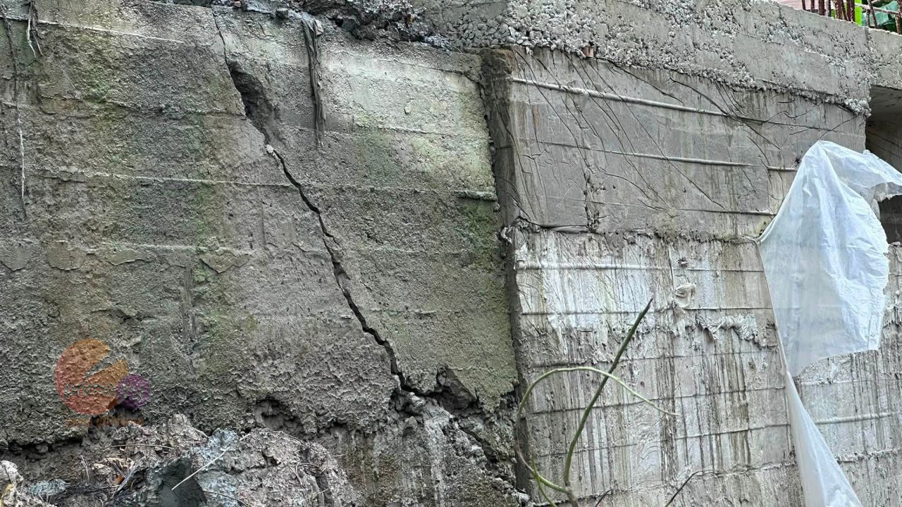 বাউফলে কোটি টাকার সেতু উদ্বোধনের আগেই ধ্বস