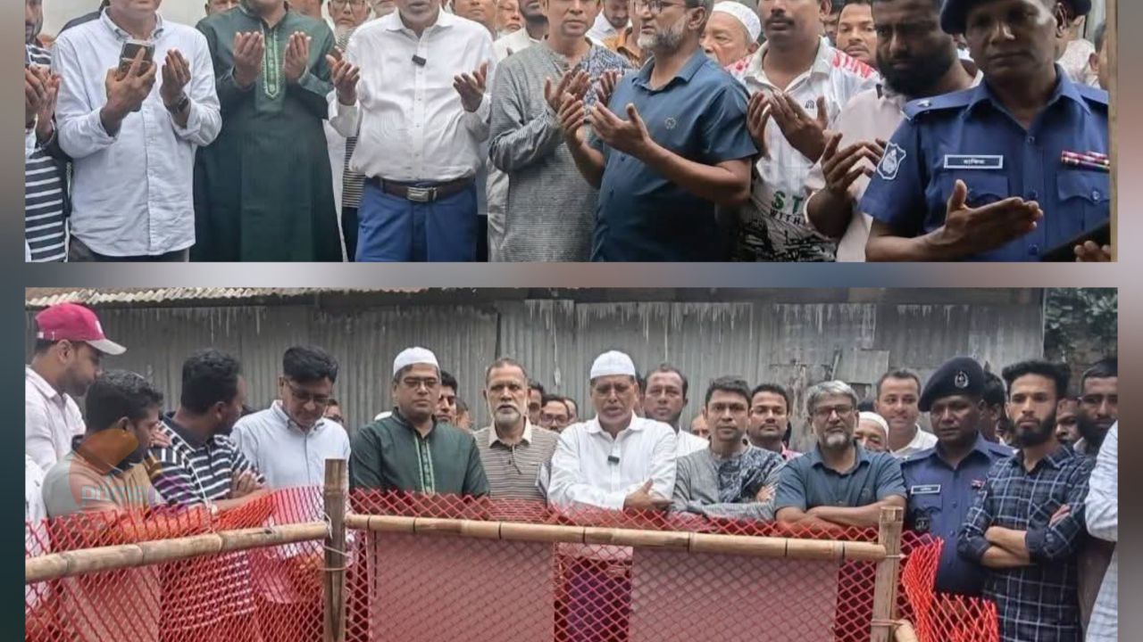 বিএনপি নেতা আবুল হোসেন মানিক মিয়ার কবর জিয়ারত করলেন আলহাজ্ব ফখরুল ইসলাম এমপি