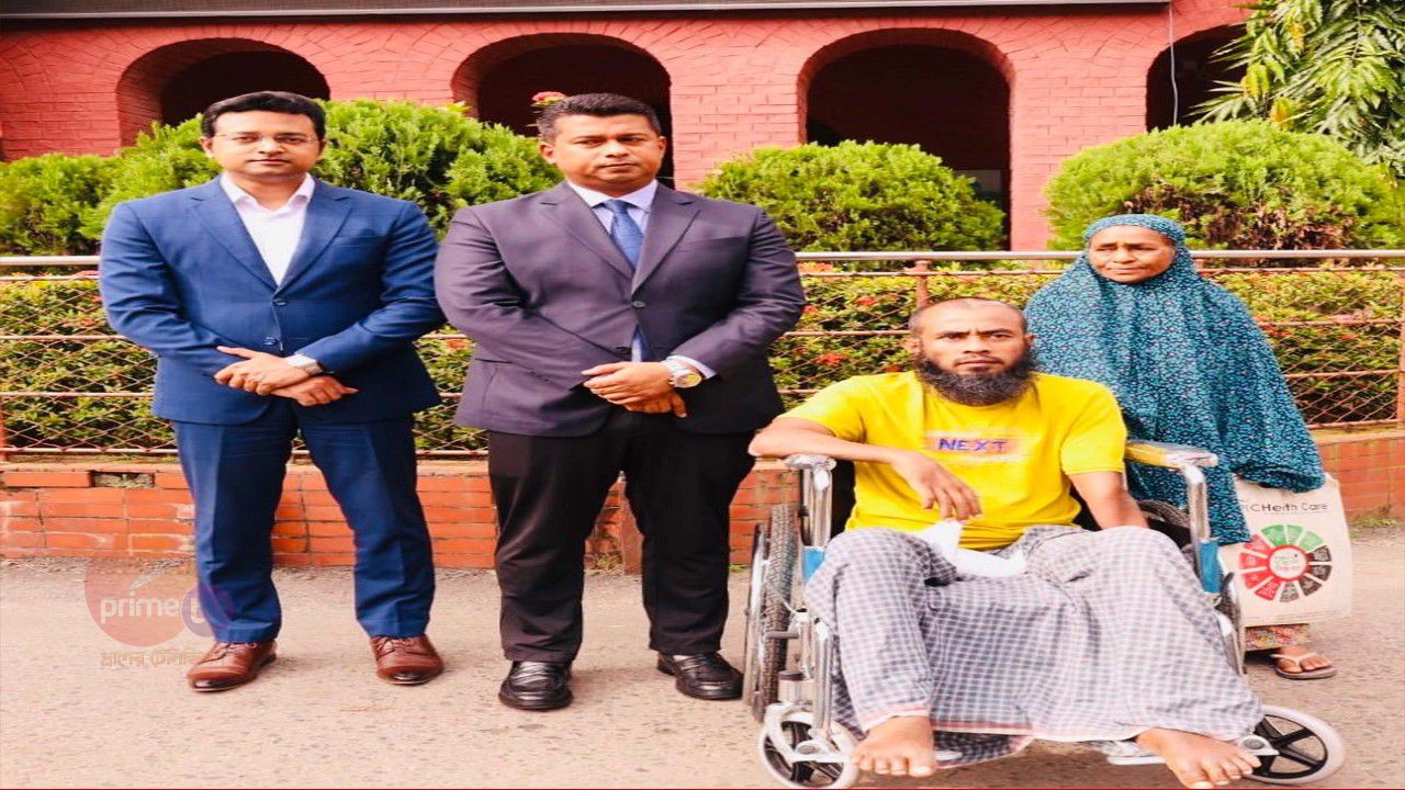 হুইলচেয়ার চেয়ে গণশুনানিতে, সেখানেই পেলেন কুরবান
