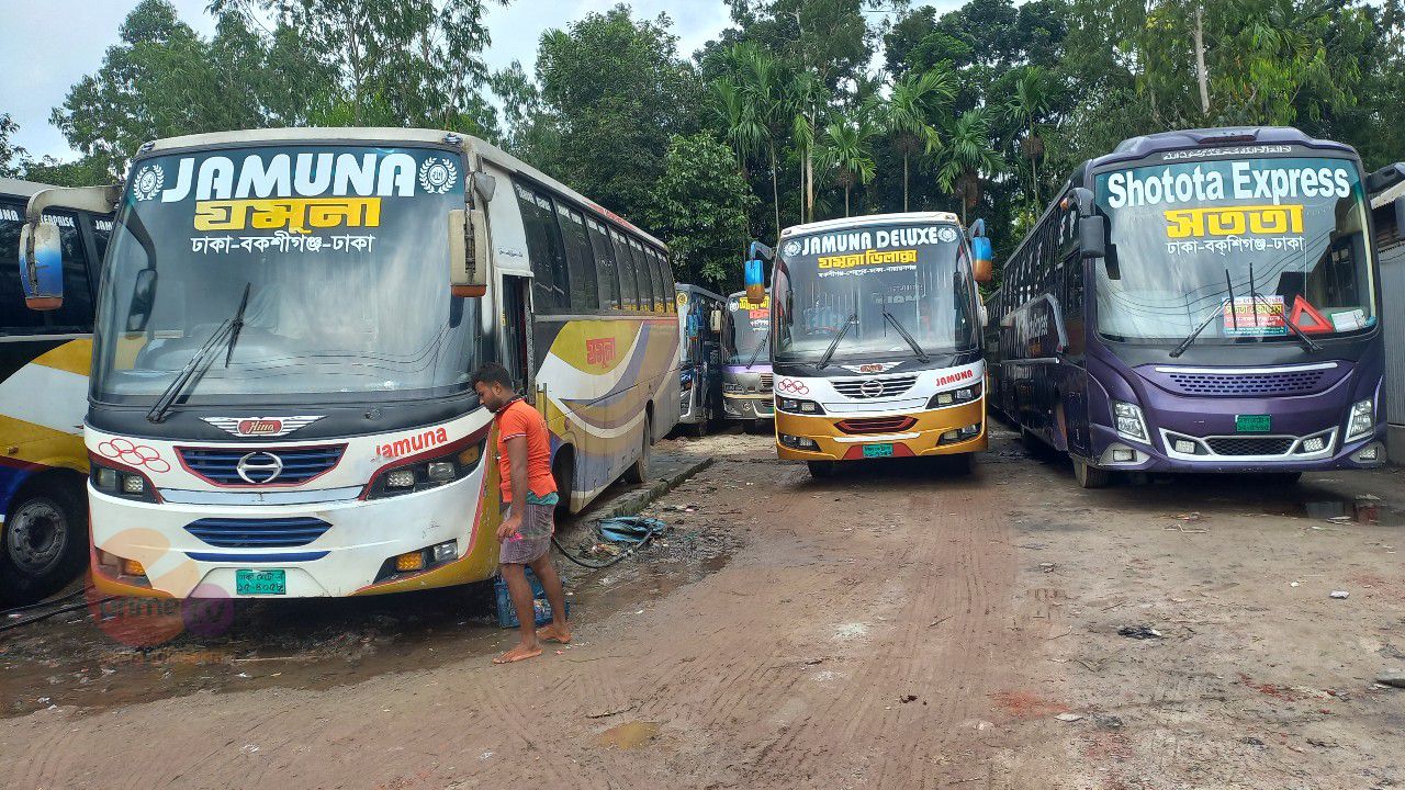 জামালপুর-ঢাকা রোডে বাস চলাচল বন্ধ ঘোষনা