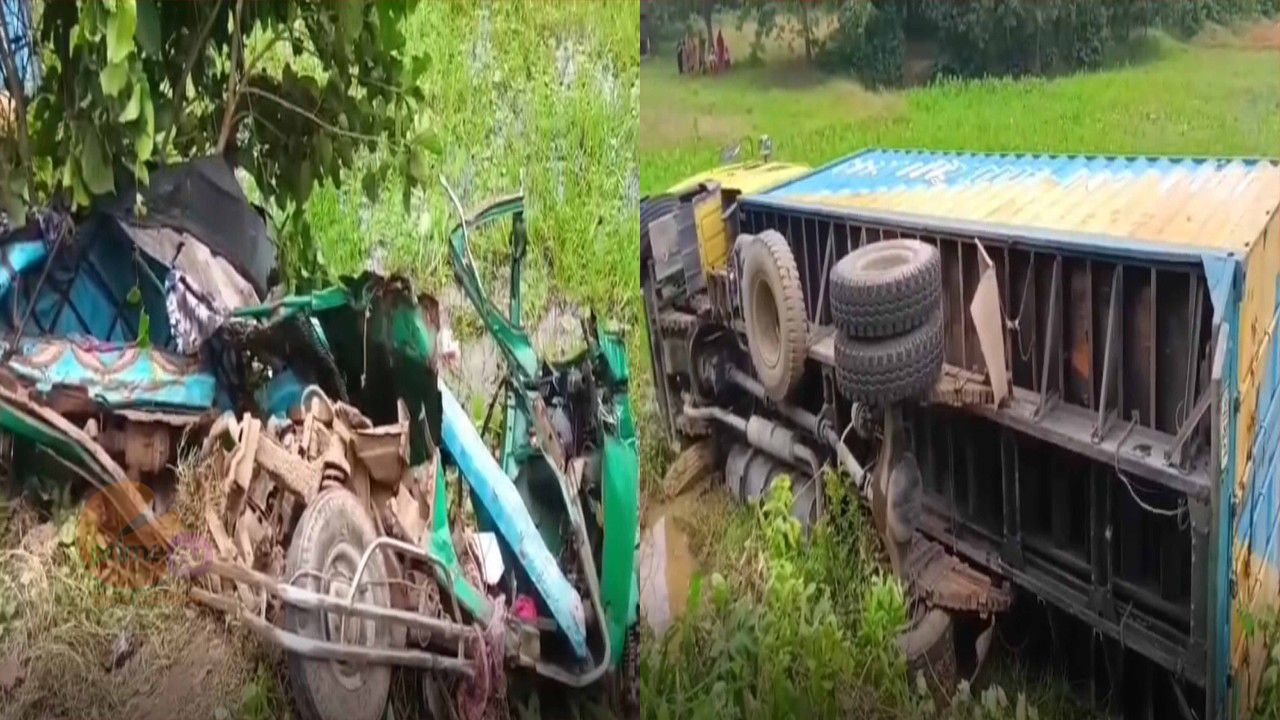গাজীপুরে কাভার্ডভ্যান-সিএনজি সংঘর্ষে নিহত ৪