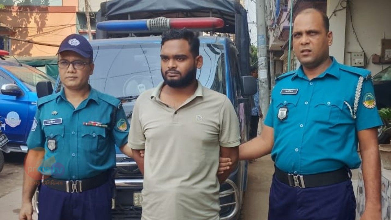 কোনাবাড়ীতে নাসির পালোয়ান হত্যা মামলার আসামি  গ্রেফতার