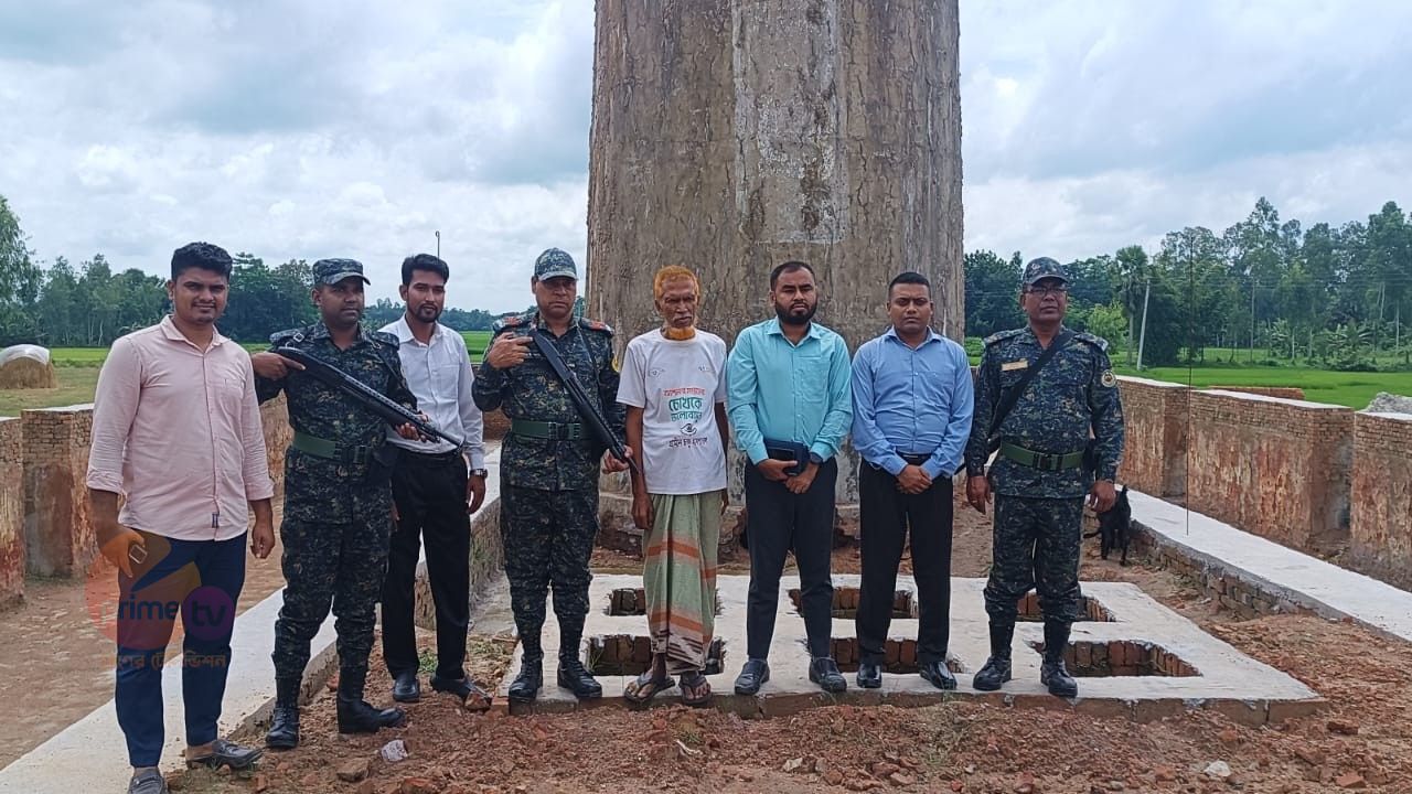 মান্দায় নির্মাণাধীন অবৈধ ইটভাটায় অভিযান, ১ লাখ টাকা জরিমানা