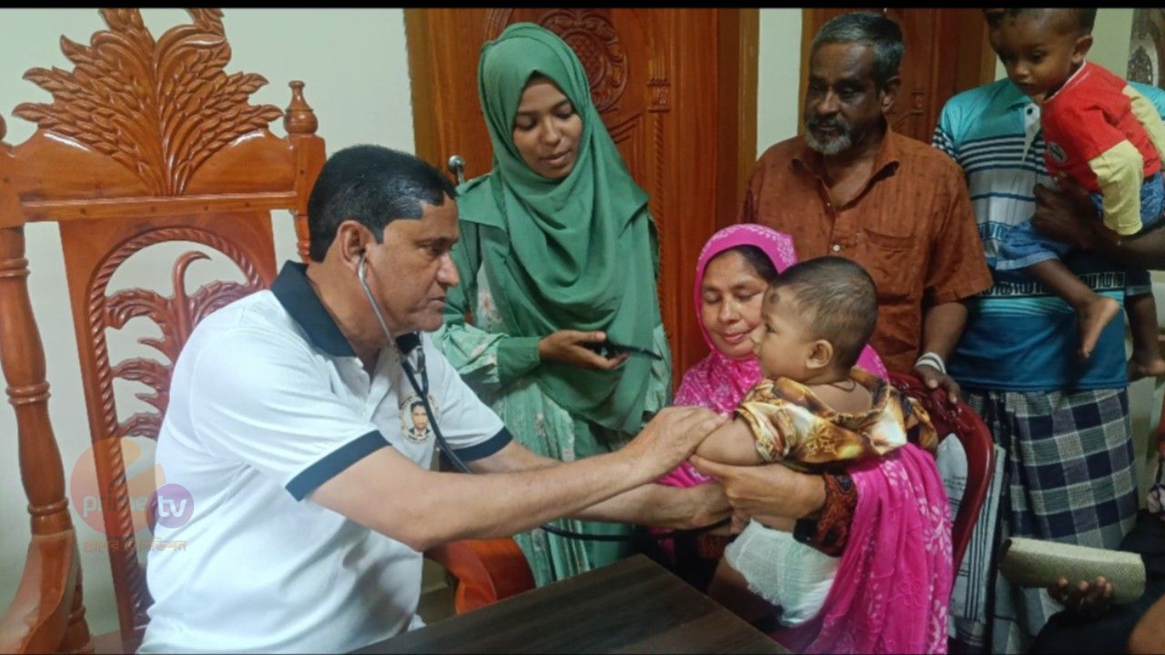 এমপি পদের আলোতেও মানবিক ডা: টিপু বিনামূল্যে অব্যাহত চিকিৎসা 