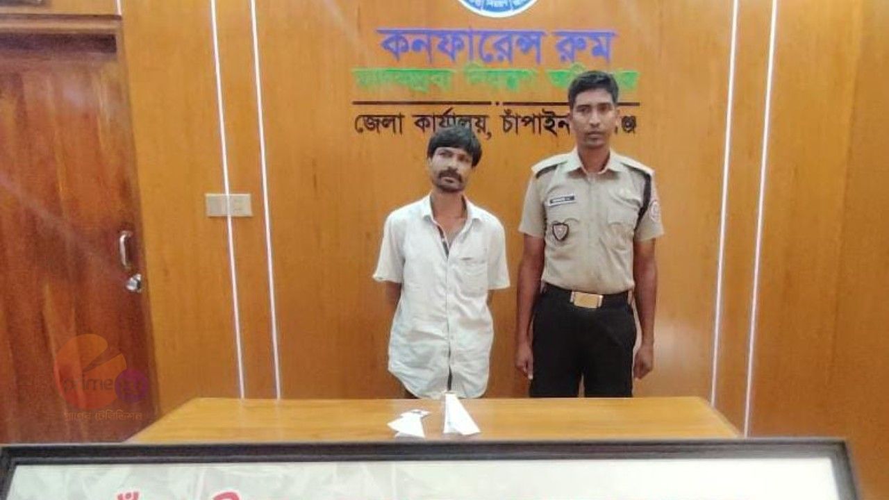 রহনপুরে ৪০ পিস ইয়াবাসহ একজন আটক