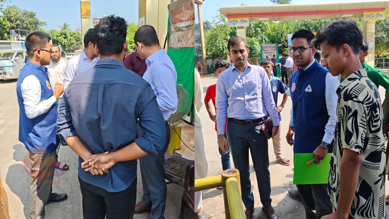 চাঁদপুরে শারমিন ফিলিং স্টেশনে তেল পরিমাপে কারচুপি, ফের জরিমানা