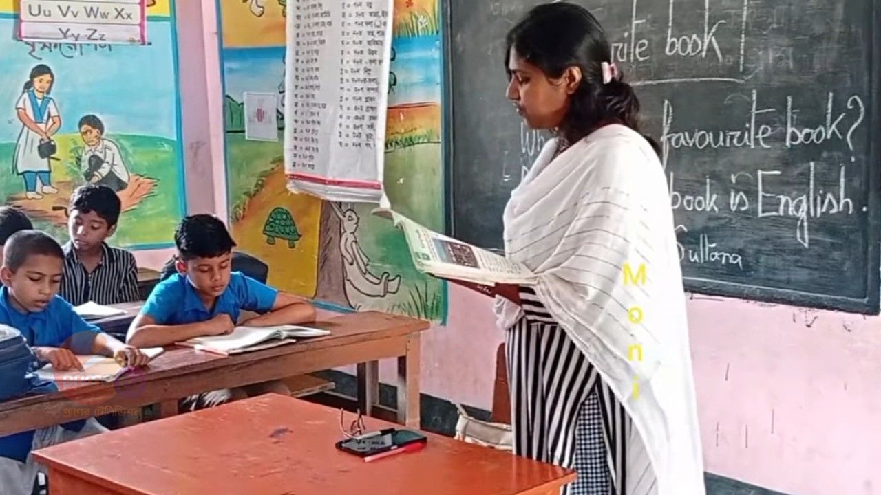 নেত্রকোনার মেয়ে নাইলা সারাফ লিজা বুয়েটের ডিগ্রি ছেড়ে প্রাথমিক বিদ্যালয়ে শিশুদের ‘বন্ধু’