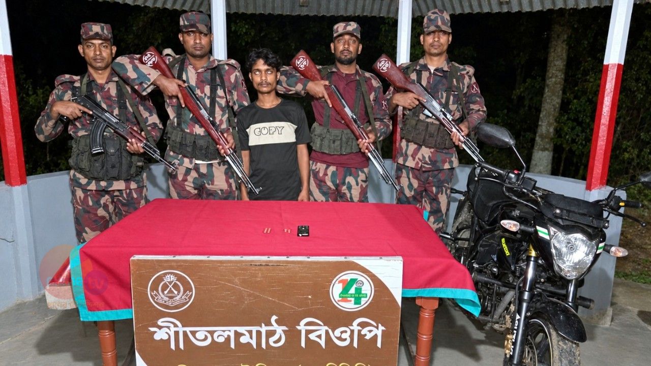 পত্নীতলায় ট্যাপেন্টাডলসহ বিজিবির হাতে  মাদক কারবারি আটক