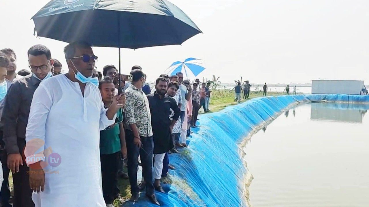 চাঁদপুরে ৪০০ একর কৃষিজমিতে অবৈধ ঝিল উচ্ছেদ, এমপি মানিকের নেতৃত্বে অভিযান